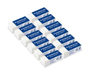 Staedtler 526 53 ABK3D Mars Plastic Rubber Mini Phthalate-free and Latex-Free - Pack of 3 on Blister Card (3), White