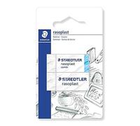 Staedtler 526-S BK2D Eraser Blister Card with 1 Rasoplast