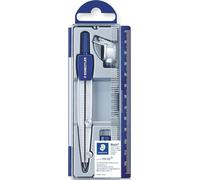 STAEDTLER 550 60 Noris School Compass with Universal Adapter, Lead Box and Sp...