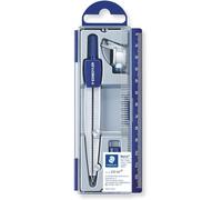 STAEDTLER 550 60 Noris School Compass with Universal Adapter, Lead Box and Spar