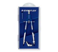 STAEDTLER 552 01 Mars Comfort Quick-Setting Compass with Push-Button, Universal Adapter and Lead Box (350 mm Diameter)