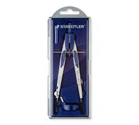 STAEDTLER 553 01 Mars Comfort Quick-Setting Compass with Centre Wheel, Universal Adapter and Lead Box (360mm Diameter)