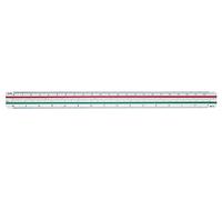 STAEDTLER 561 98-1BK Mars Reduction Scale Triangular Ruler - Version 1 (1:20, 1:25, 1:50, 1:75, 1:100, 1:125)