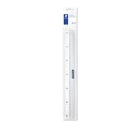 STAEDTLER 563 30 Mars Non-Slip Metal Ruler - 30 cm (Pack of 1) | Unbreakable metal ruler with non-slip surface - school & office - Art.-Nr. 563 30