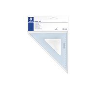 STAEDTLER 567 26-45 Mars Set Square, 25 cm 45/45 Degree - Transparent (Pack of 1)