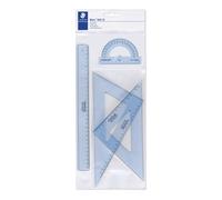 STAEDTLER 569 22 Mars Geometry Set with Ruler, Protractor & Set Squares (Pack of