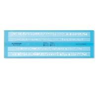 Staedtler 572 FL Mars Lettering Guide - Transparent Blue
