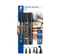 Staedtler 60 BK Lumocolor Permanent Marker Black Waterproof Yes