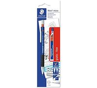 STAEDTLER 7755ABK25D Mars Micro Mechanical Pencil, 0.5mm (Blistercard of 1 + 12 HB Lead Refills)