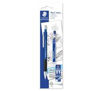STAEDTLER 7757BK25DA Mars Micro Mechanical Pencil - 0.7mm (Blistercard of 1 + 12 Lead Refills)