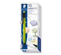 STAEDTLER 777 05-5 Graphite Mechanical Pencil - 0.5mm, B Lead, Green Barrel (Pack of 10)
