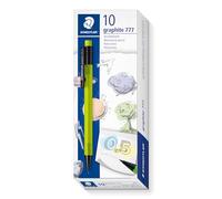 STAEDTLER 777 05-5 Graphite Mechanical Pencil - 0.5mm, B Lead, Green Barrel (Pack of 10)