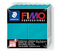 STAEDTLER 8004-32 FIMO Professional Oven-Hardening Polymer Modelling Clay, 85g - Turquoise (Single Block)