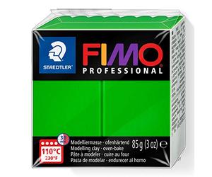 STAEDTLER 8004-5 FIMO Professional Oven-Hardening Polymer Modelling Clay, 85g - Sap Green (Single Block)