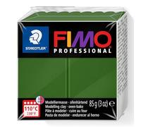 STAEDTLER 8004-57 FIMO Professional Oven-Hardening Polymer Modelling Clay, 85g - Leaf Green (Single Block)