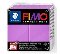 STAEDTLER 8004-62 FIMO Professional Oven-Hardening Polymer Modelling Clay, 85g - Lavender (Single Block)