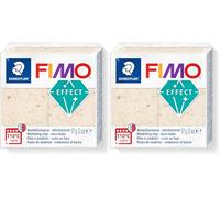 STAEDTLER 8010-170 FIMO Effect Oven-Hardening Polymer Modelling Clay - Botanical Sunflower (1 x 57g Block) (Pack of 2)