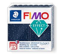 STAEDTLER 8010-352 FIMO Effect Oven-Hardening Polymer Modelling Clay - Galaxy Blue (57g)