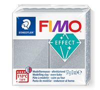 Staedtler : Fimo Soft & Effect : Polymer Clay : 56g : Metallic Silver