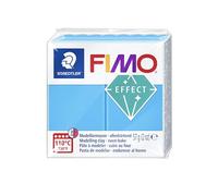 STAEDTLER 8020-374 Fimo Effect Oven-Hardening Polymer Modelling Clay, Translucent Blue, 57 g (1 Packung)
