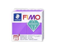 STAEDTLER 8020-604 FIMO Effect Oven-Hardening Polymer Modelling Clay - Translucent Purple (57g)