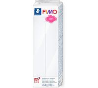 STAEDTLER 8021-0 FIMO Soft Oven-Hardening Polymer Modelling Clay 454g, White