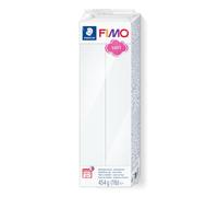 STAEDTLER 8021-0 FIMO Soft Oven-Hardening Polymer Modelling Clay - White (1 x 454g Block)
