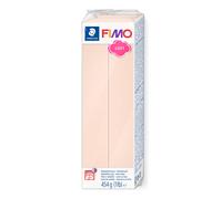 STAEDTLER 8021-43 FIMO Soft Oven-Hardening Polymer Modelling Clay - Pale Pink Light (1 x 454g Block)