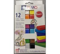 STAEDTLER 8023 C12-1 FIMO Soft Oven Hardening Polymer Modelling Clay - Basic