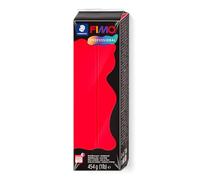 STAEDTLER 8041-200 FIMO Professional Oven-Hardening Polymer Modelling Clay, 454g - True Red (Single Block)