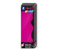 STAEDTLER 8041-210 FIMO Professional Oven-Hardening Polymer Modelling Clay, 454g - True Magenta (Single Block)