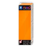 STAEDTLER 8041-4 FIMO Professional Oven-Hardening Polymer Modelling Clay, 454g - Orange (Single Block)