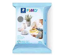 STAEDTLER Fimo Air 8101-80 Air-Drying Modelling Clay Grey Ready to Use No Burning Required 1000 g Pleasant Feel Non-Stick 95% Natural Raw Materials