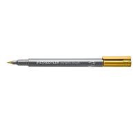 STAEDTLER 8321-11 Design Journey Metallic Brush Pen, 1-6mm Line Width - Gold (Pack of 10)