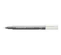 STAEDTLER 8321-0 Design Journey Metallic Brush Pen, 1-6mm Line Width - White (Pack of 10)