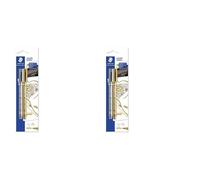 STAEDTLER 8323-S BK2 Metallic Marker Pens - Gold/S