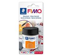 STAEDTLER 8704 01 BK FIMO Clear Gloss Varnish for Polymer Modelling Clay - 35ml (Pack of 1)