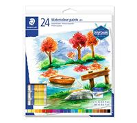 STAEDTLER 8880 C24 Karat Watercolour Paint Tube - Multi-Colour (Pack of 24)