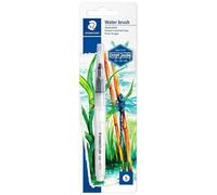 Staedtler 949 Journey Design Water Brush in Blister Pack | For painting with water, soft shaft, dimensionally stable nylon tip - item no. 949 BK-1-C