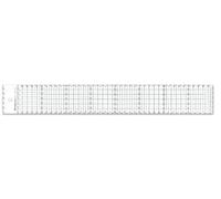 STAEDTLER 962 05-40 layout grid straightedge gray scale scale 5MM grid 1MM dotted line parallel scale 40CM (japan import)