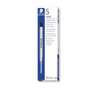 STAEDTLER Ballpoint Pen Refill, Large Capacity, Set of 5, G2 Size, Black, line Width M, 458 M-9