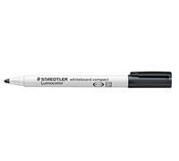 Staedtler Lumocolor Pack of 10 Compact Whiteboard Markers 341 Bullet Tip Green