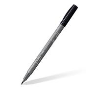 Staedtler Brush Pen Pigment Arts, Intense Black, Pigmented Premium Drawing Ink, Brush Tip for Variable Line Width, Waterproof, Quick-Drying, Brush Pen Single Pen, 371-99