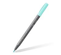 STAEDTLER Brush Pen Pigment Arts, Mint, Premium Pigmented Drawing Ink, Brush Tip for Variable Line Width, Waterproof, Quick-Drying, Brush Pen Single Pen, 371-505