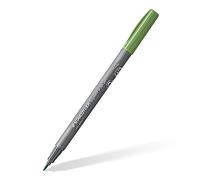 STAEDTLER Brush Pen Pigment Arts, Olive Green, Pigmented Premium Drawing Ink, Brush Tip for Variable Line Width, Waterproof, Quick-Drying, Brush Pen Single Pen, 371-57