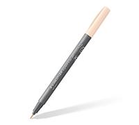 STAEDTLER Brush Pen Pigment Arts, Peach Light, Pigmented Premium Drawing Ink, Brush Tip for Variable Line Width, Waterproof, Quick-Drying, Brush Pen Single Pen, 371-431