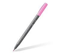 Staedtler Brush Pen Pigment Arts, Rose Pink, Premium Pigmented Drawing Ink, Brush Tip for Variable Line Width, Waterproof, Quick-Drying, Brush Pen Single Pen, 371-208