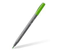 Staedtler Brush Pen Pigment Arts, Yellow Green, Pigmented Premium Drawing Ink, Brush Tip for Variable Line Width, Waterproof, Quick-Drying, Brush Pen Single Pen, 371-51