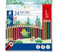 STAEDTLER C24 Noris Colour Pencils Assorted Colours Pack of 24 School Colouring