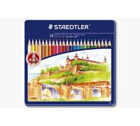 Staedtler Coloured Pencils - Tin of 24 Colours